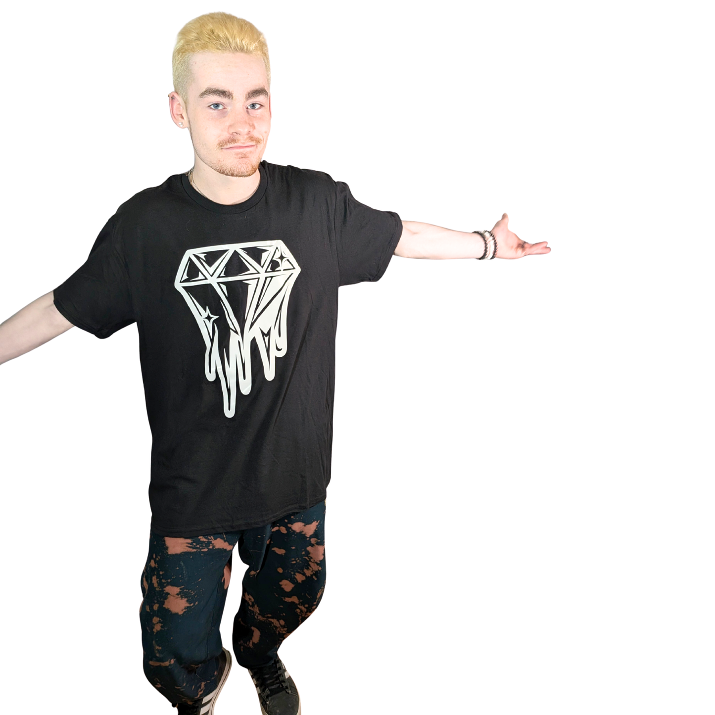 Diamond Drip Streetwear Graphic T-Shirt