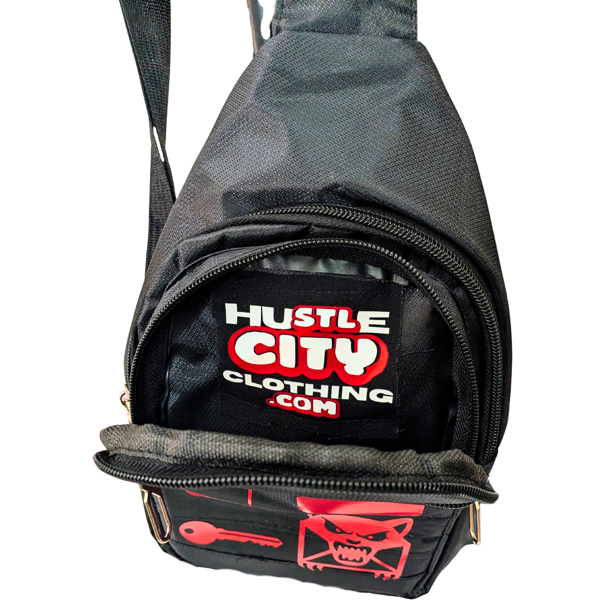 Phone Card Keys Chaos Utility Crossbody Bag