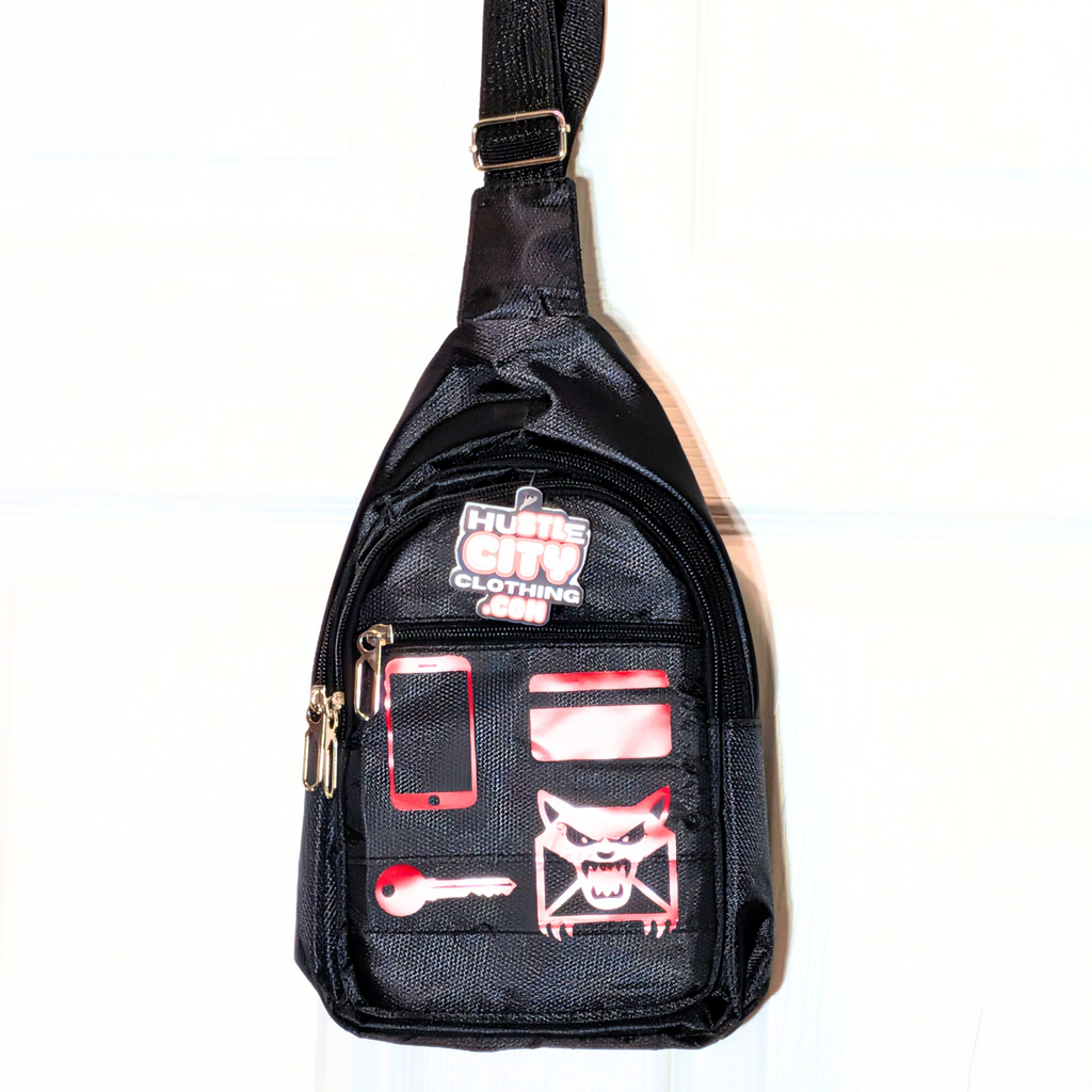 Phone Card Keys Chaos Utility Crossbody Bag