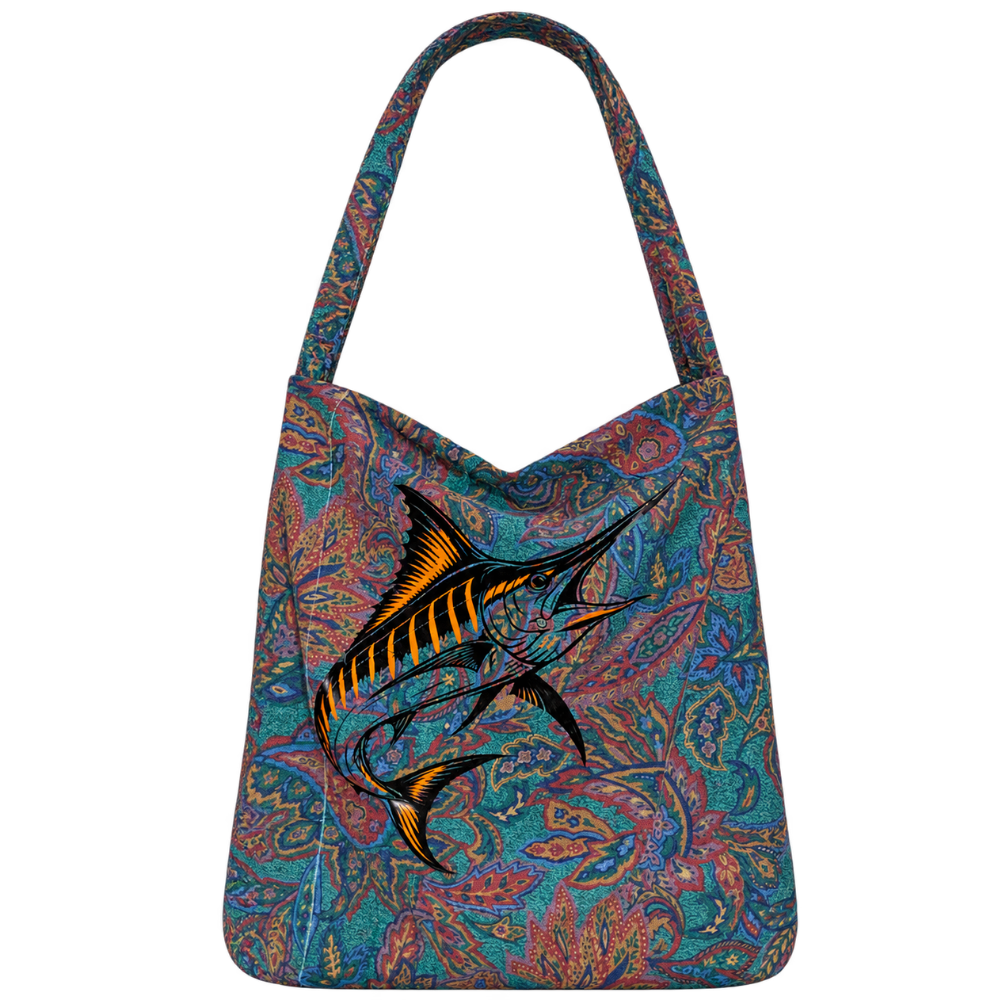 Aqua Velvet Bags — One-of-One Handmade Bags
