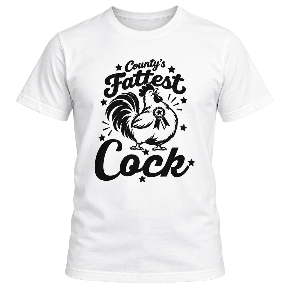 County's Fattest Cock Graphic T-Shirt