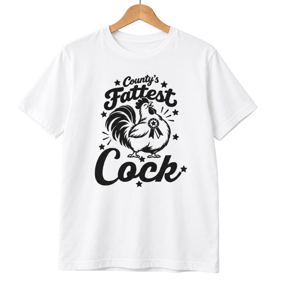 County's Fattest Cock Graphic T-Shirt