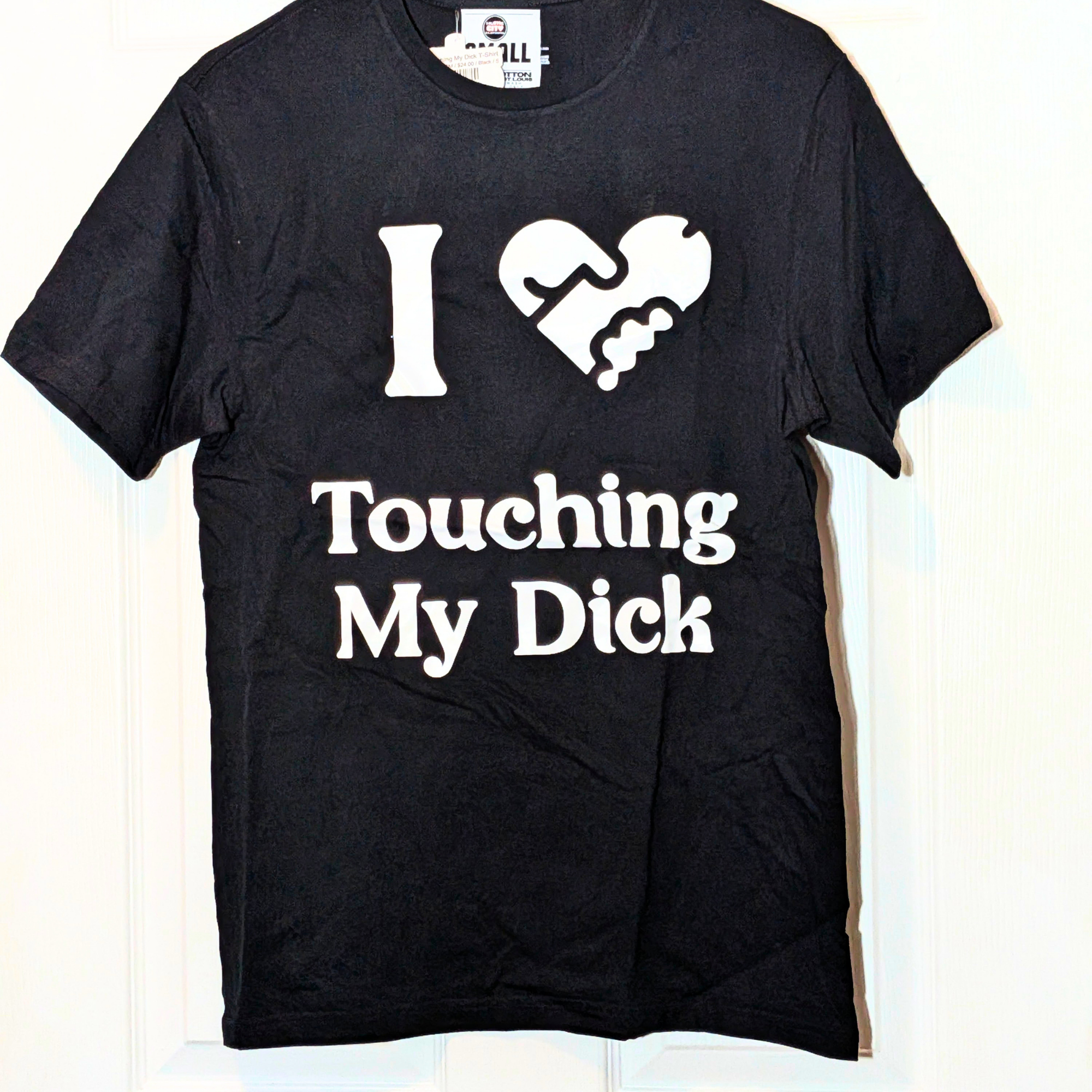 I heart Touching My Dick - Small - Black