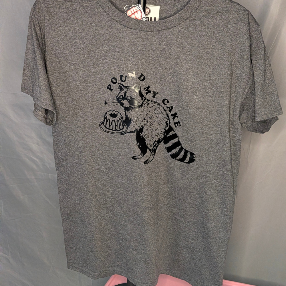 Sale - Racoon Cake T-Shirt-- Small