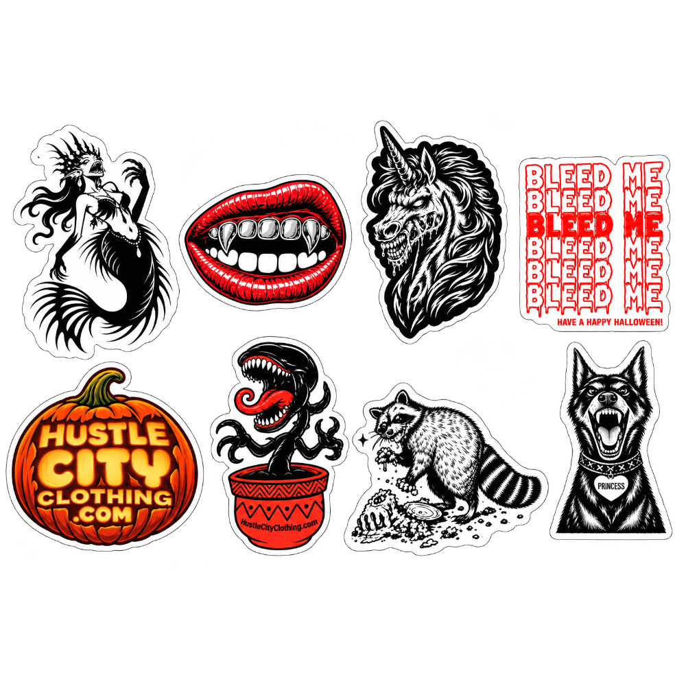 Hustleween Sticker Pack