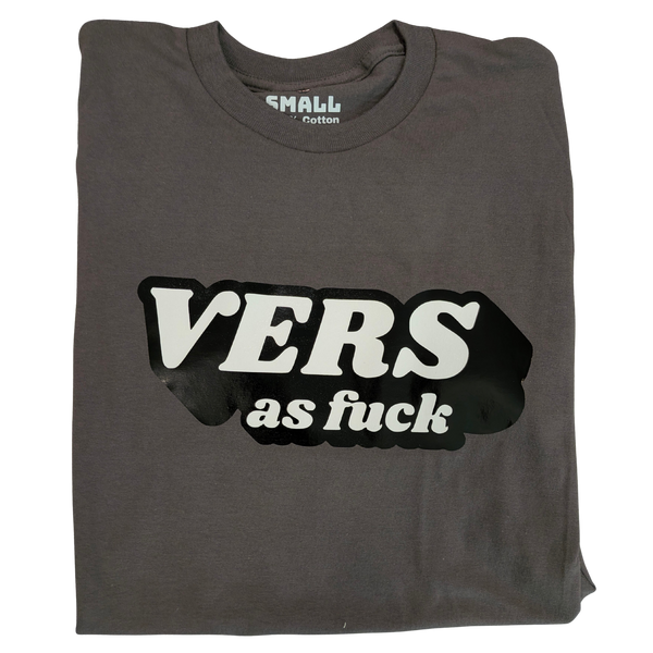 Vers AF graphic T-shirt front design view.