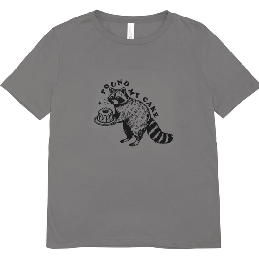 Raccoon Cake Graphic T-Shirt