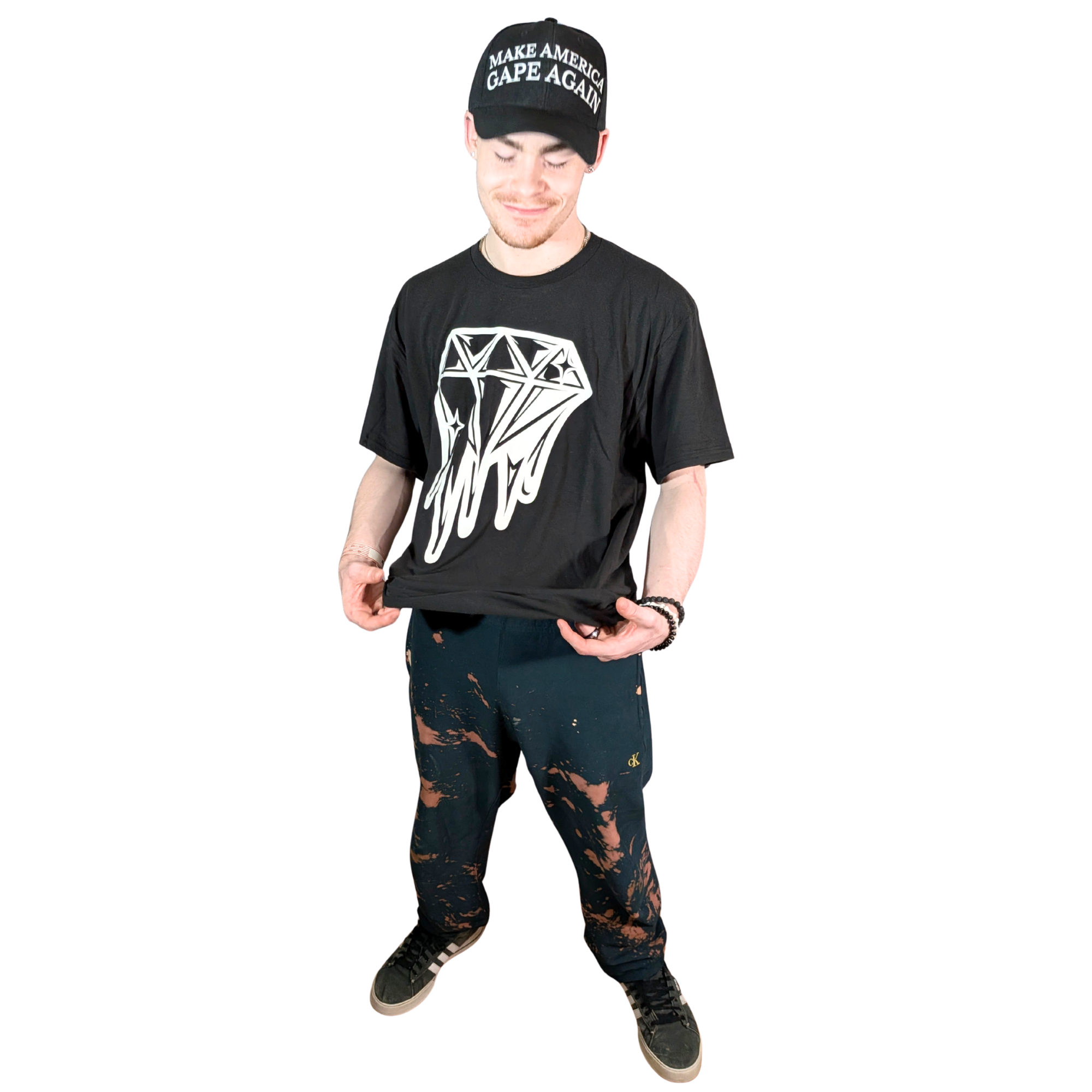 Diamond Drip Streetwear Graphic T-Shirt