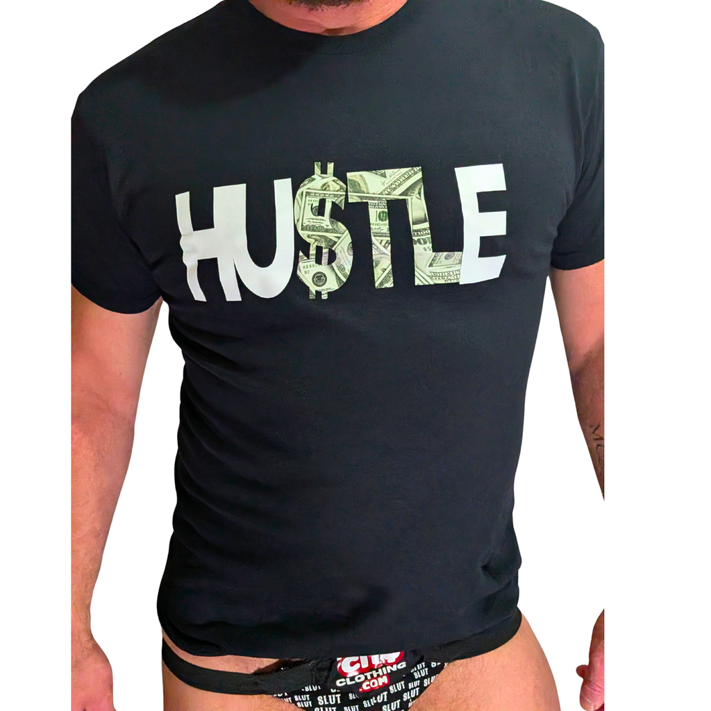 HU$TLE Graphic T-Shirt