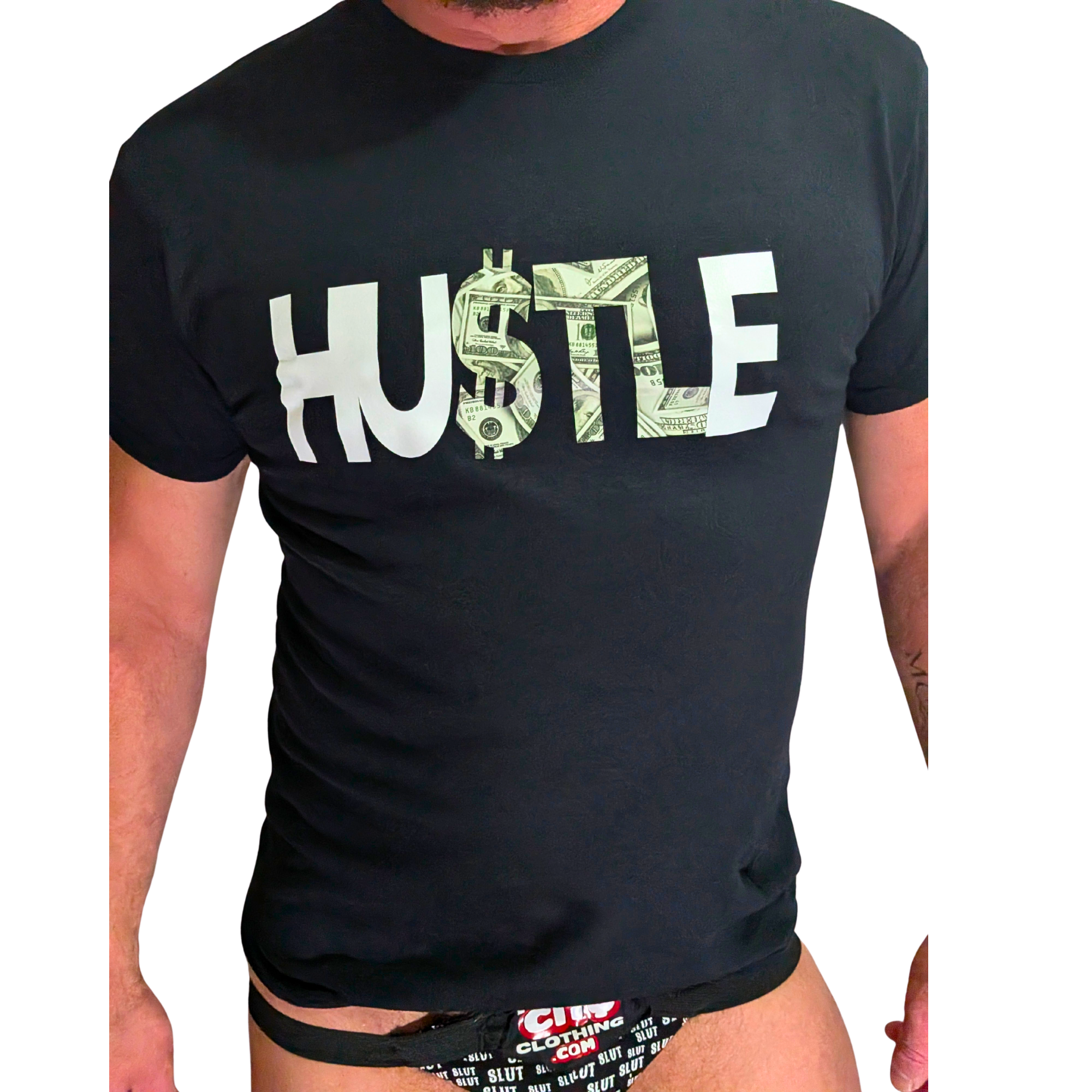 HU$TLE Graphic T-Shirt