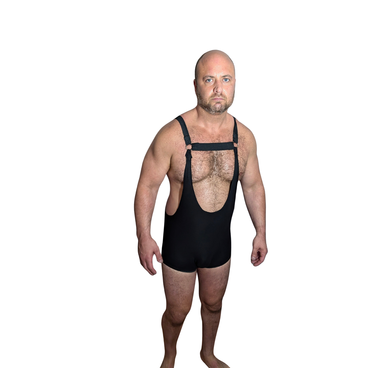 Hustle Hinglet hybrid harness and singlet detail view.