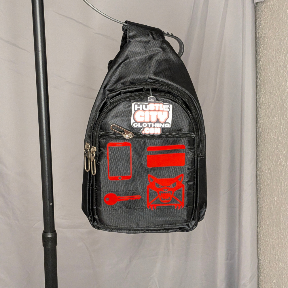 Phone Card Keys Chaos Utility Crossbody Bag