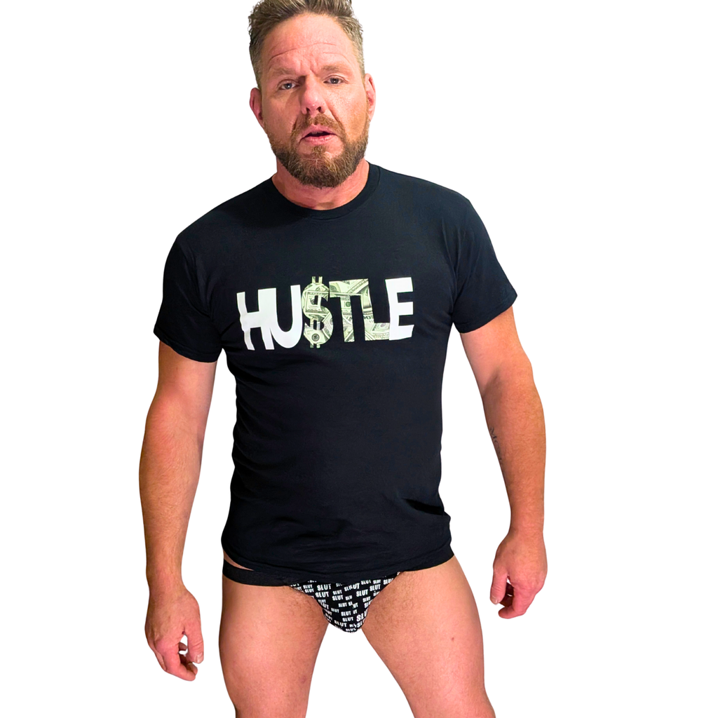 HU$TLE Graphic T-Shirt