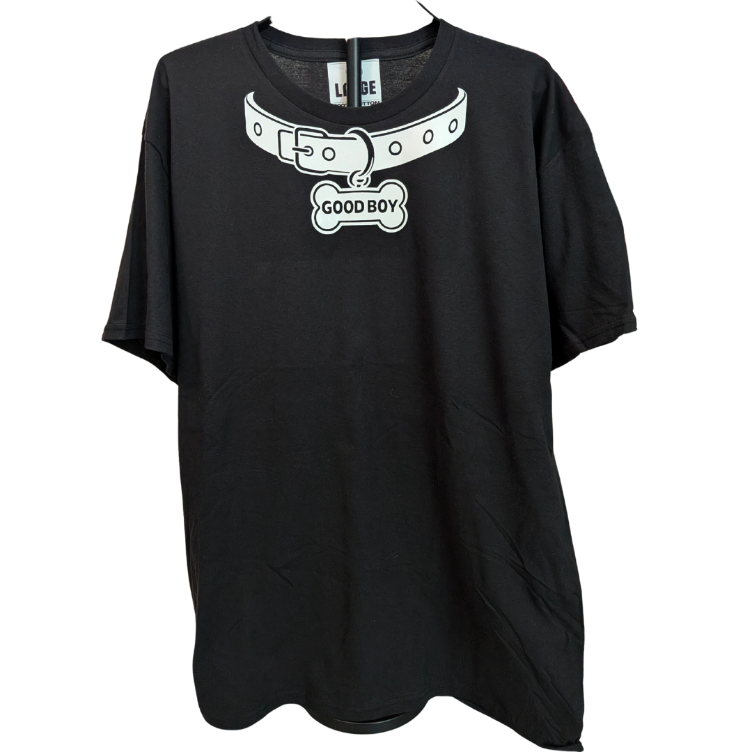 Pup Collar Streetwear Graphic T-Shirt