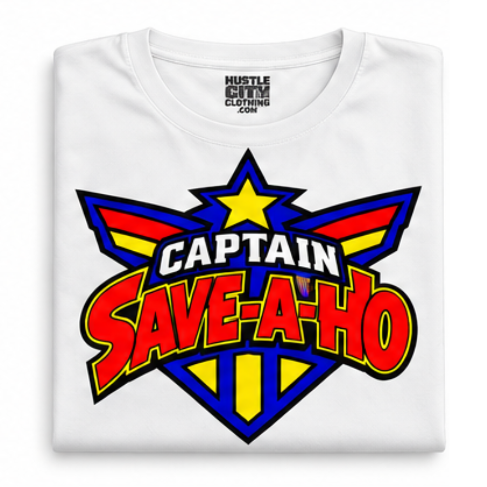 Captain Save-A-Ho Graphic T-Shirt