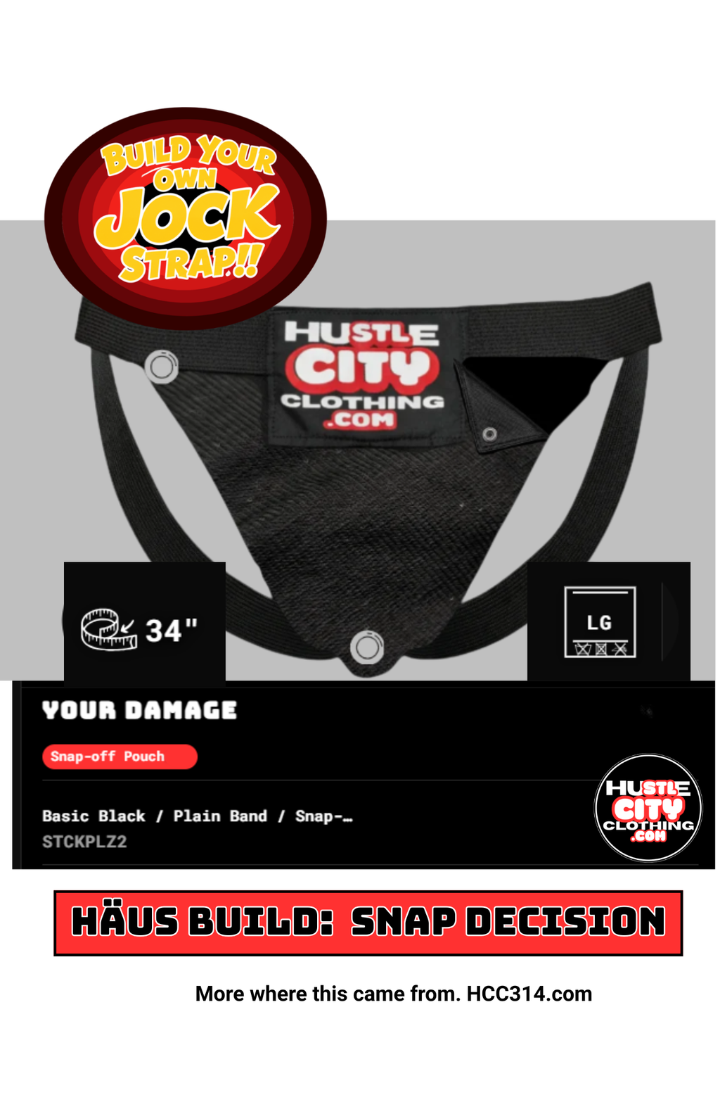 BYOJ Häus Builds jockstrap alternate product view.