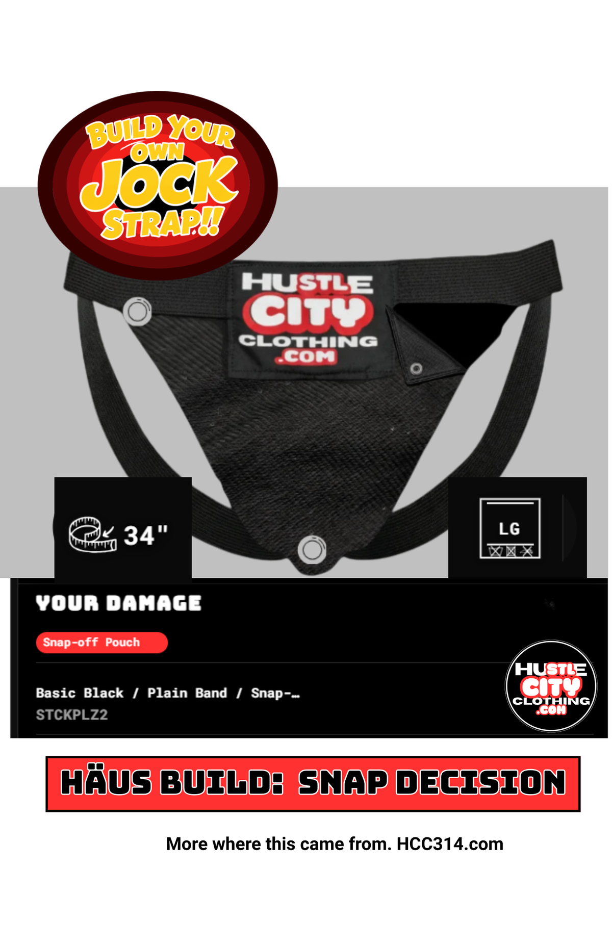 BYOJ Häus Builds jockstrap alternate product view.