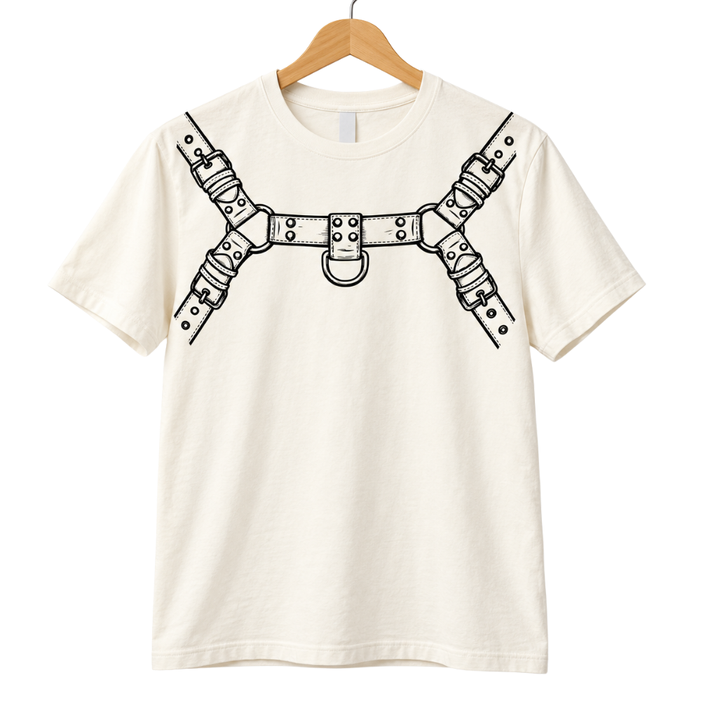Leather Harness Graphic T-Shirt