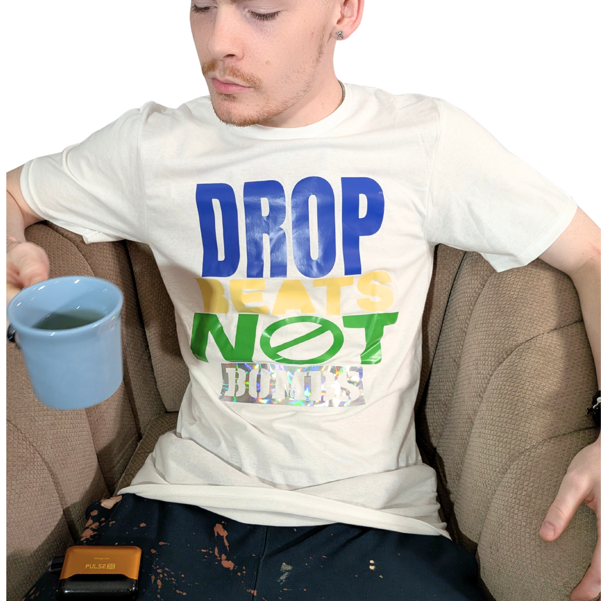 Drop Beats Not Bombs Graphic T-Shirt