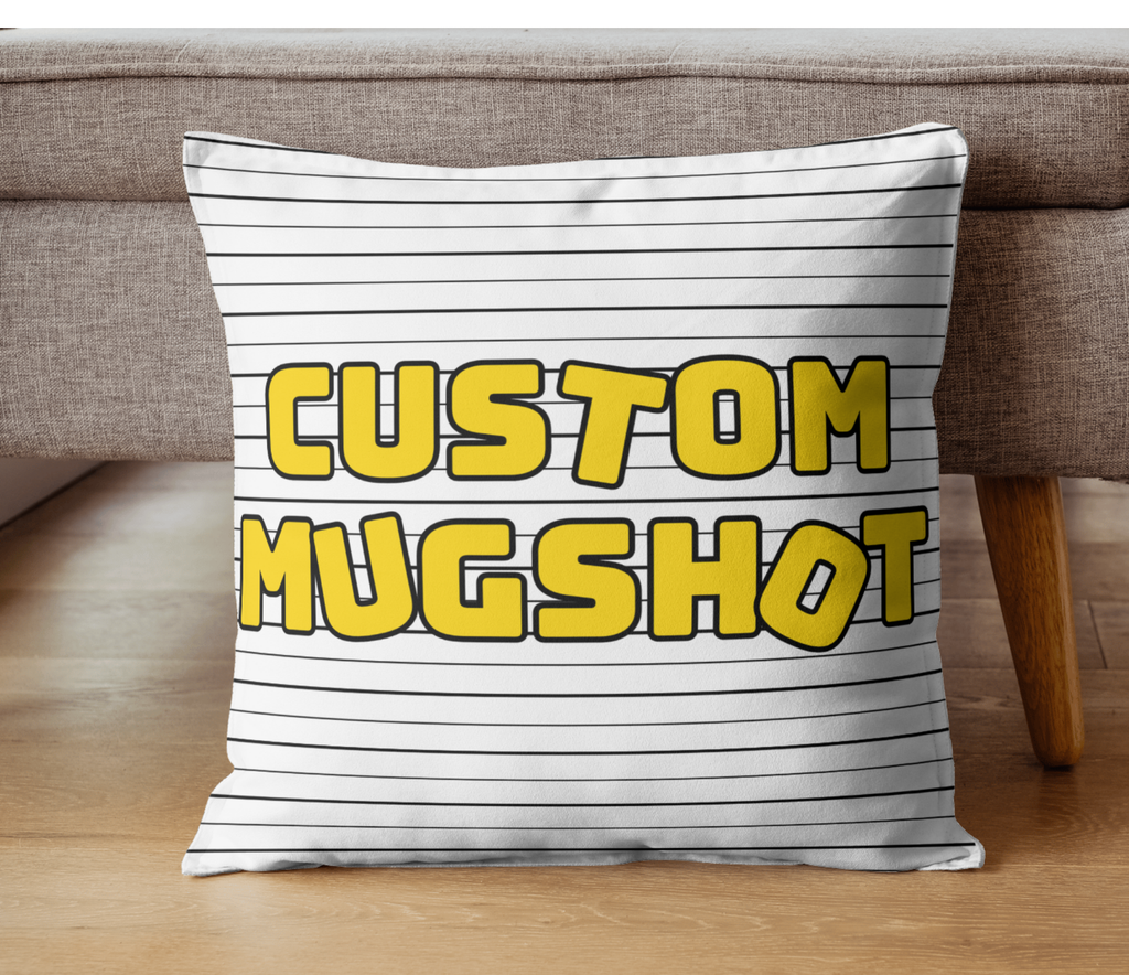 Custom Mugshot Pillow