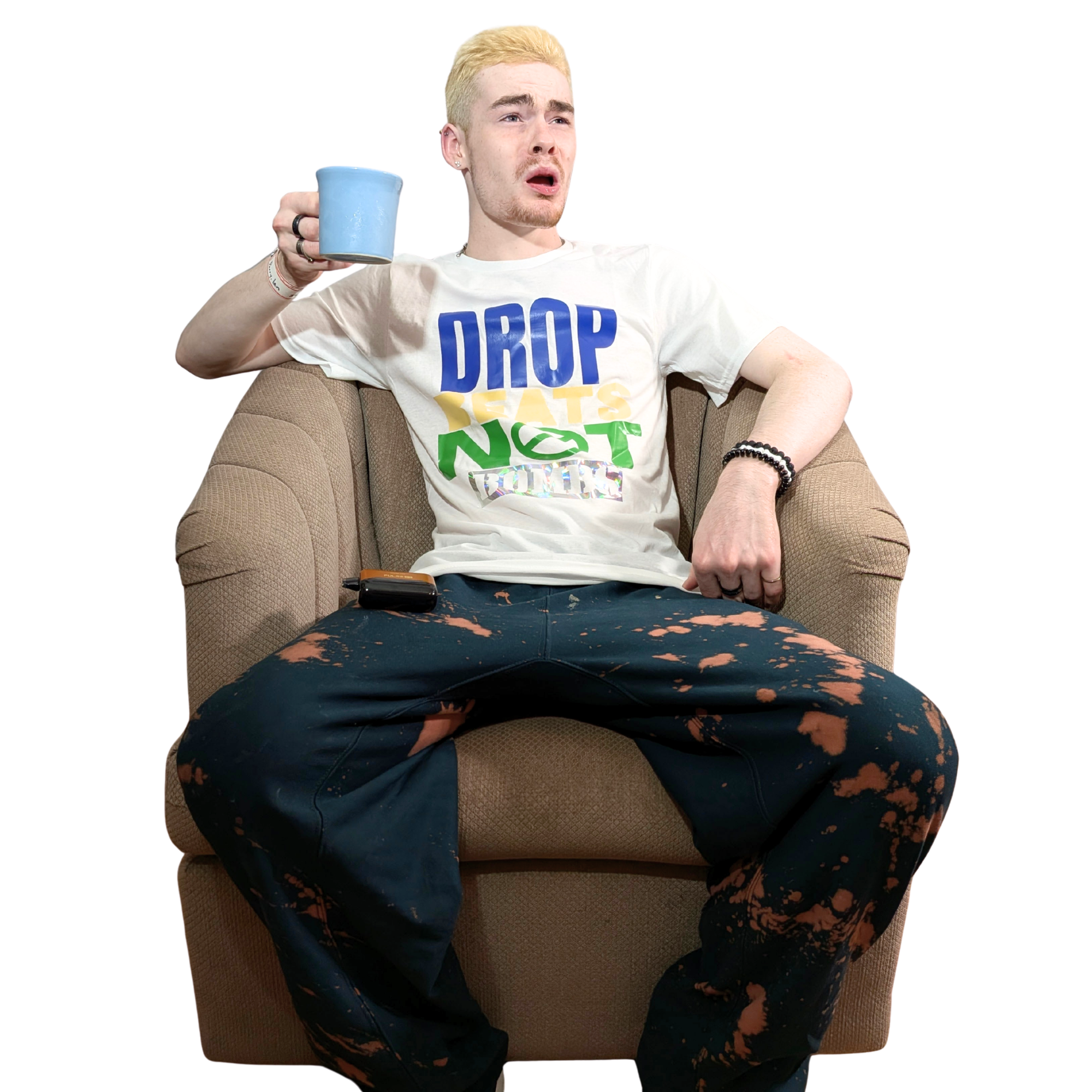 Drop Beats Not Bombs Graphic T-Shirt