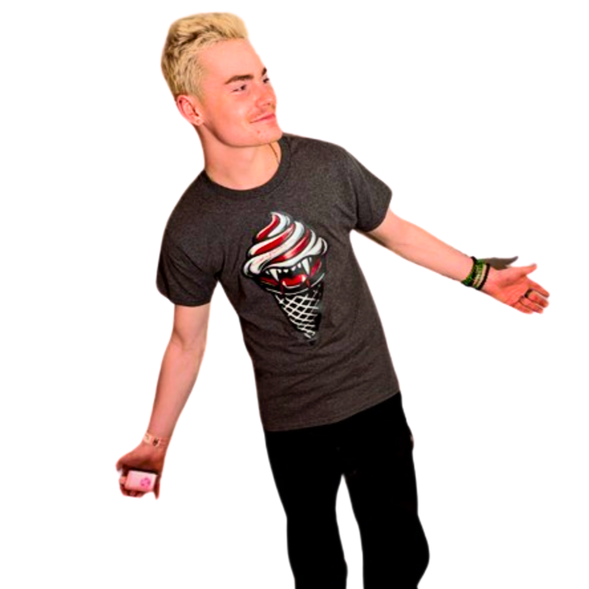 Wafflecone Vampire Graphic T-Shirt