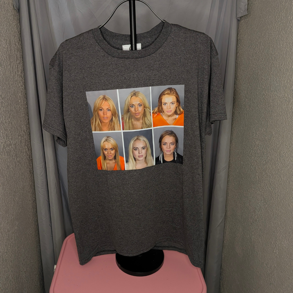 Lilo Mugshot T-Shirt - Charcoal Streetwear