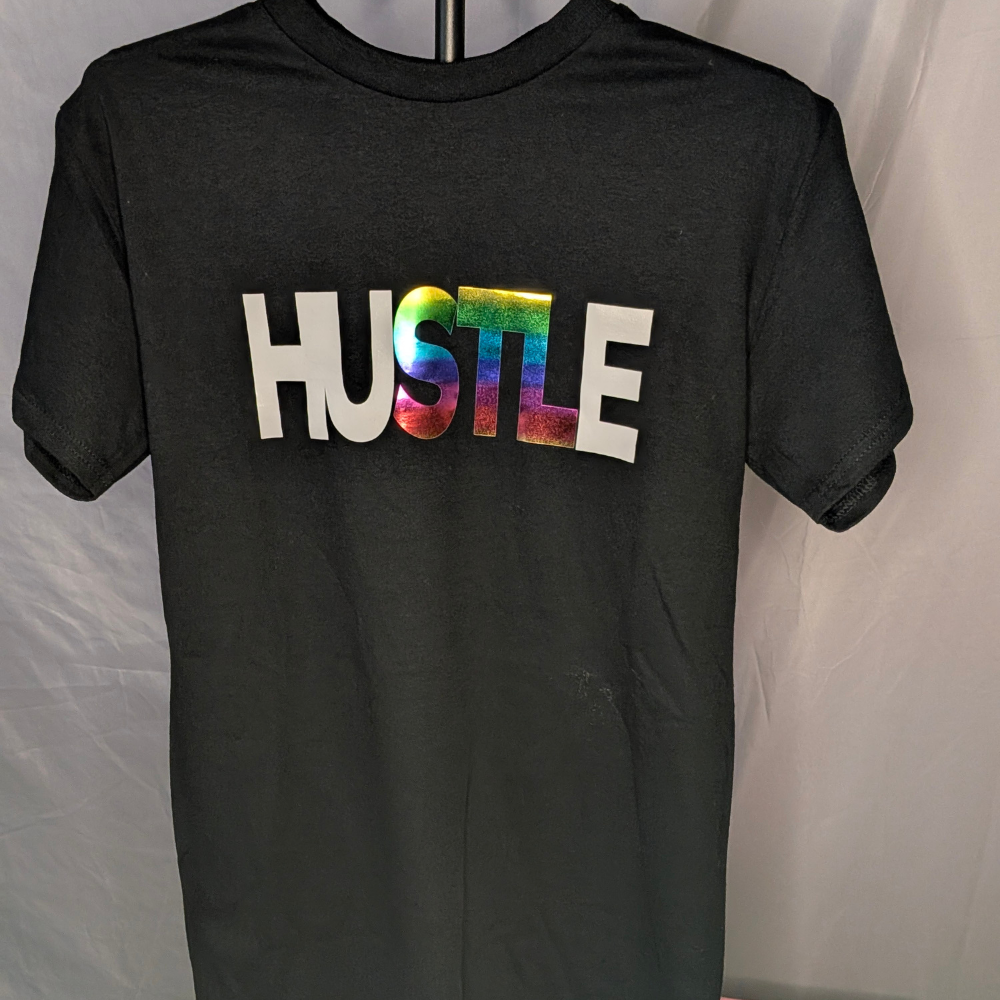 Sale - Hustle Pride Graphic T-Shirt