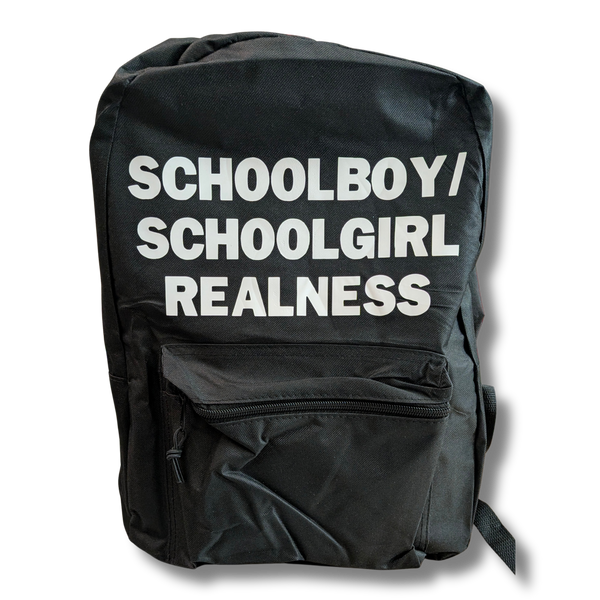 Schoolboy and Schoolgirl Realness backpack product photo.