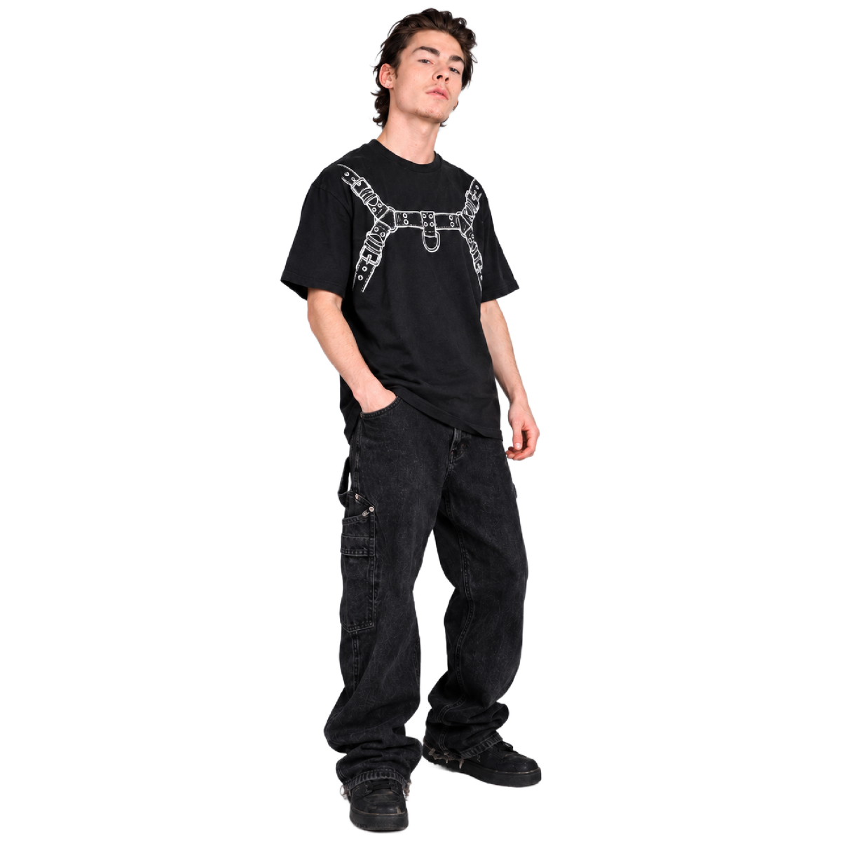 Leather Harness Graphic T-Shirt