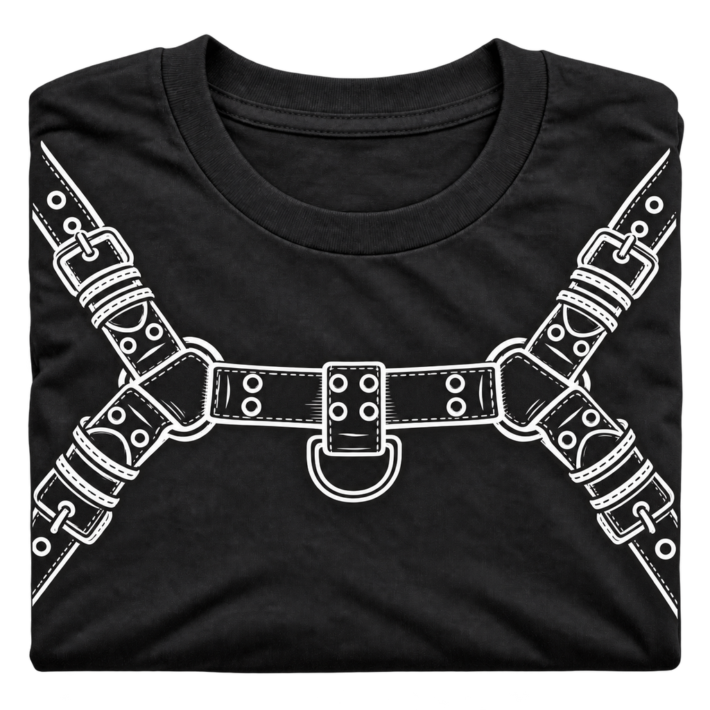 Leather Harness Graphic T-Shirt