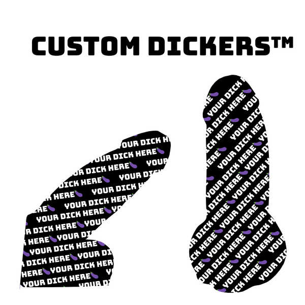 Dickers dick sticker pack custom design example.