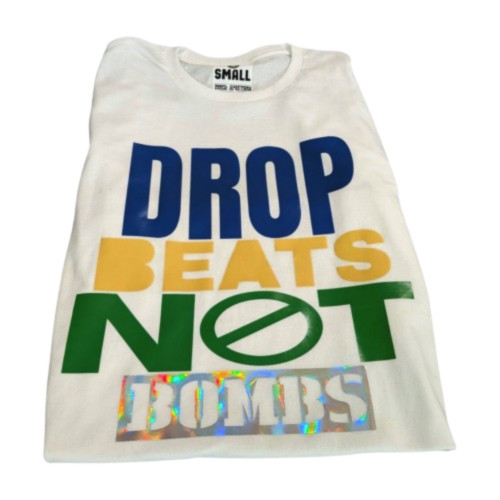 Drop Beats Not Bombs Graphic T-Shirt