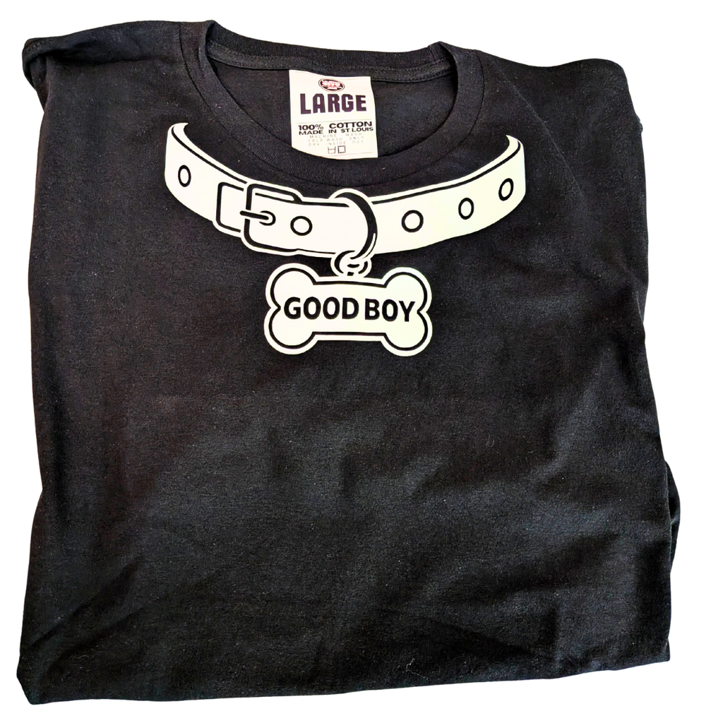 Pup Collar Streetwear Graphic T-Shirt