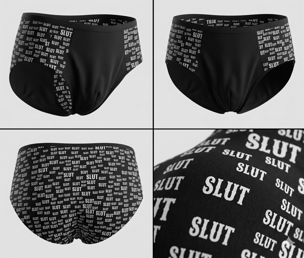 Slut Print Premium Underwear